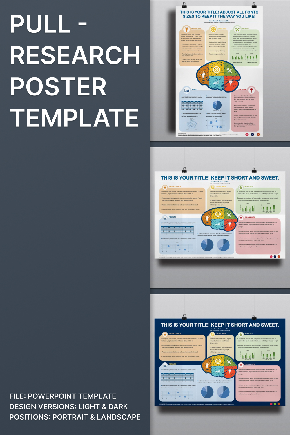 Pinterest images pull research poster template.