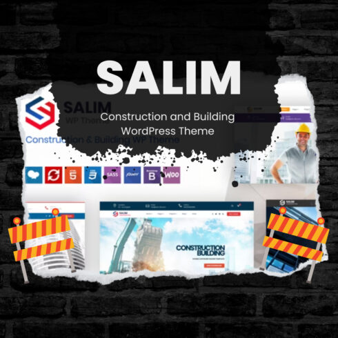 Preview of site pages for construction.