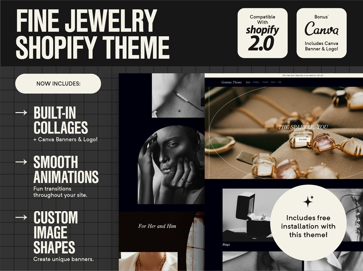 Gold Store Template Header Page.