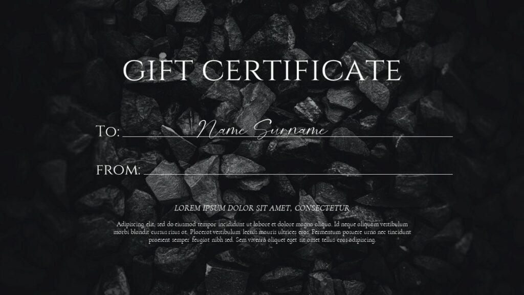 Gift Certificate Template Powerpoint – MasterBundles