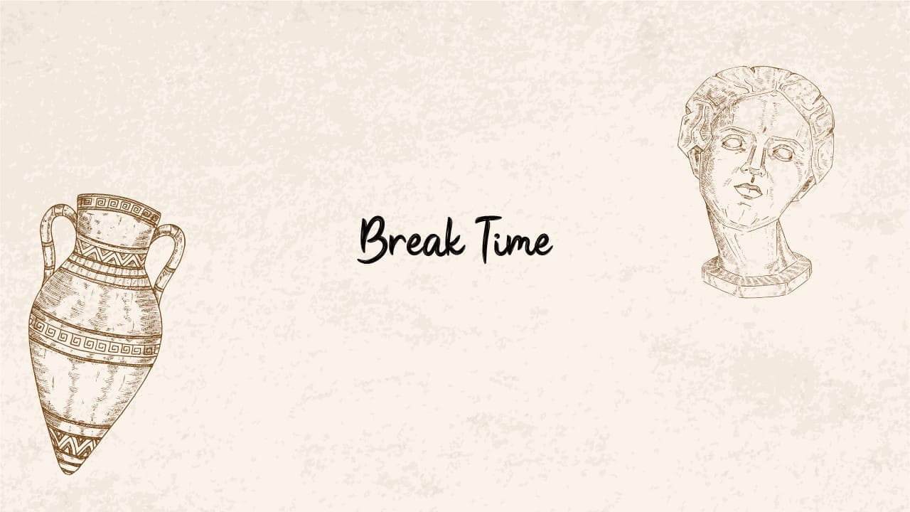 Slide 14, title: "Break Time".