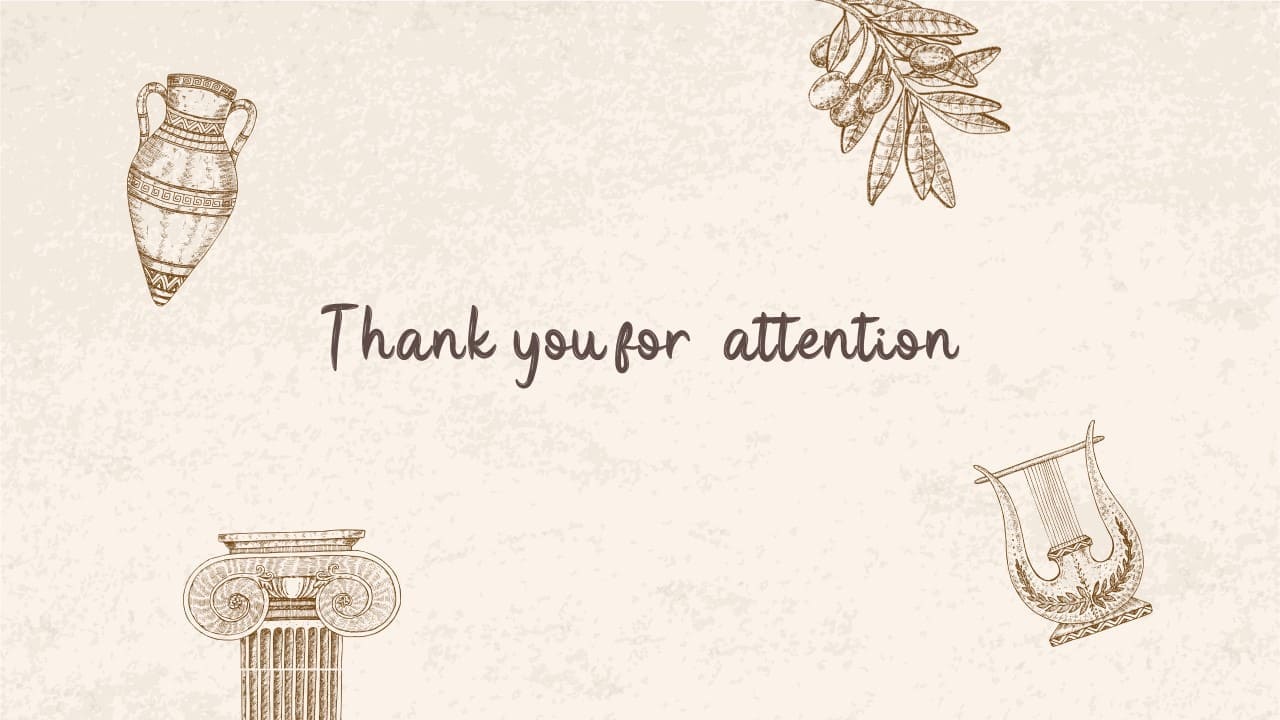 Slide 20, title: "Thank you for attention".