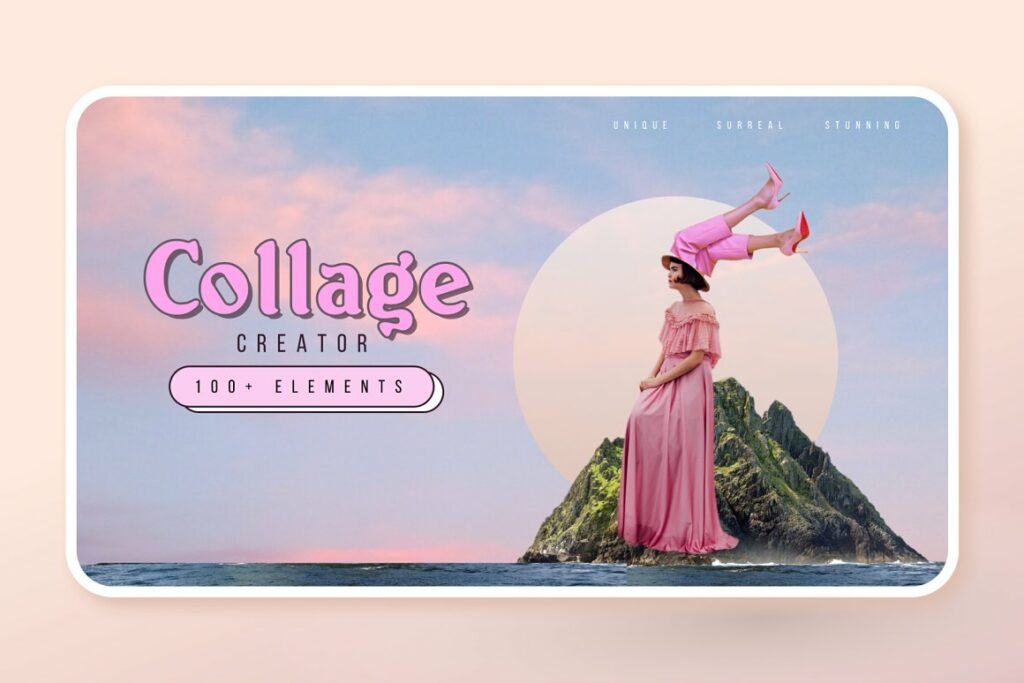 Surreal Collage Creator Art Maker MasterBundles