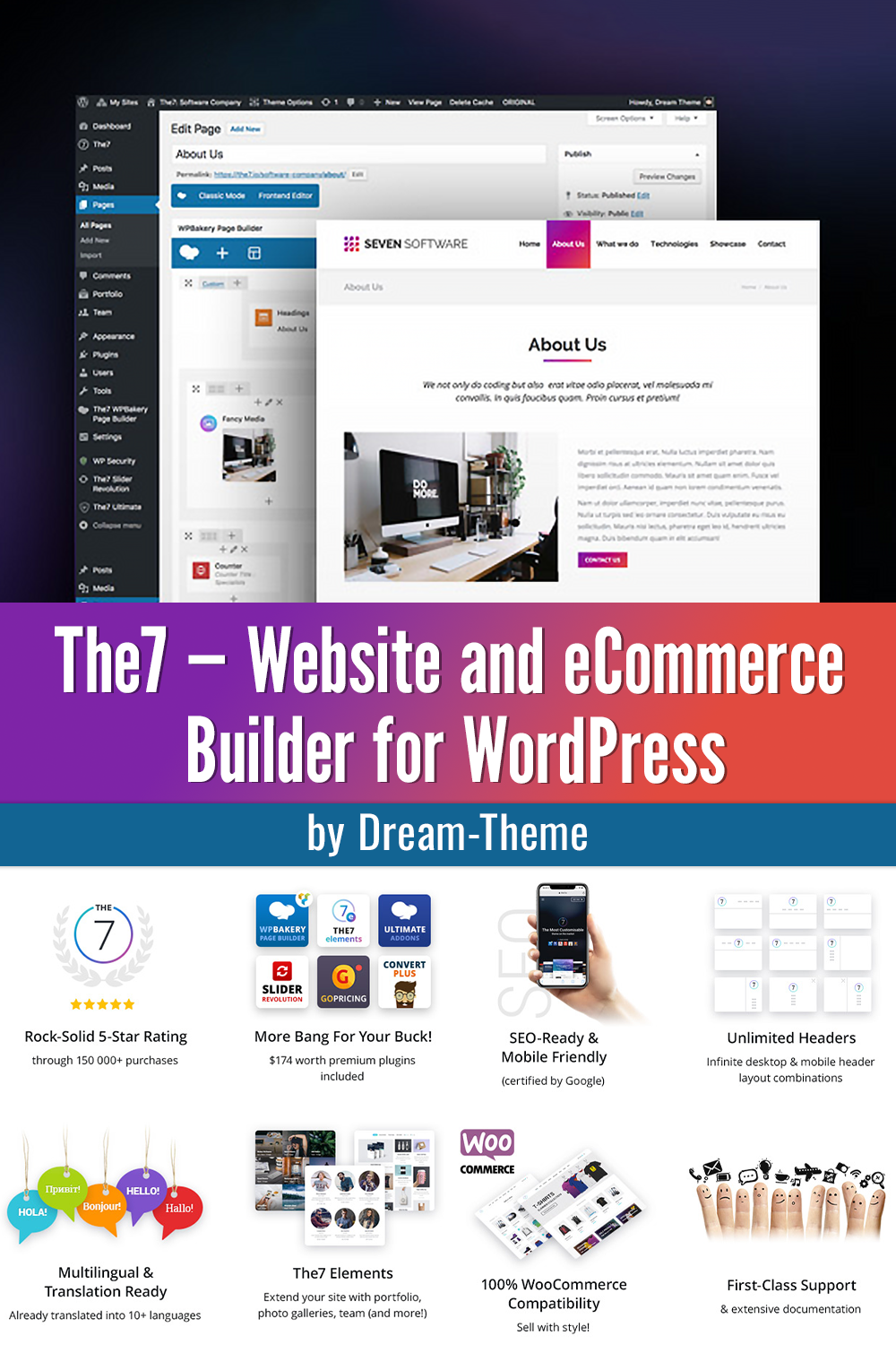 Pinterest of website and ecommerce builder for wordpress.