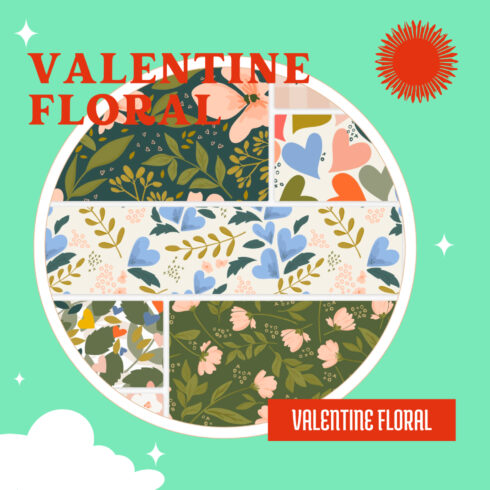 Preview illustration valentine floral.