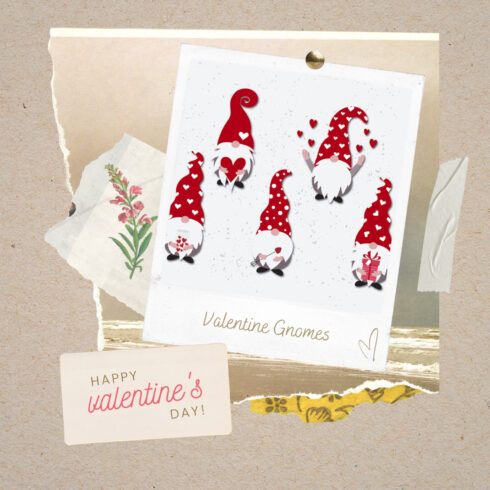 Images preview valentine gnomes.