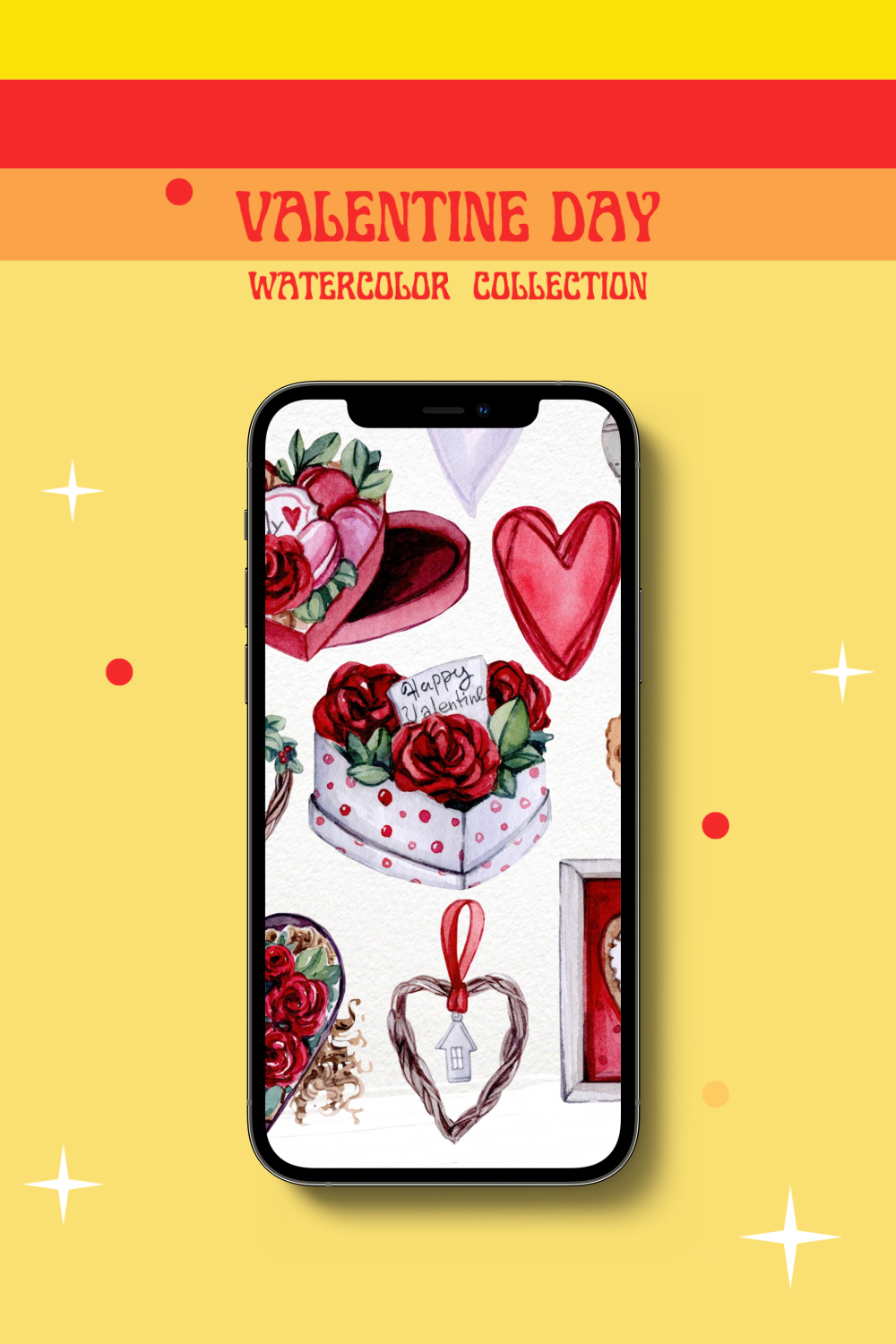 Images with watercolor valentine day collection of pinterest.