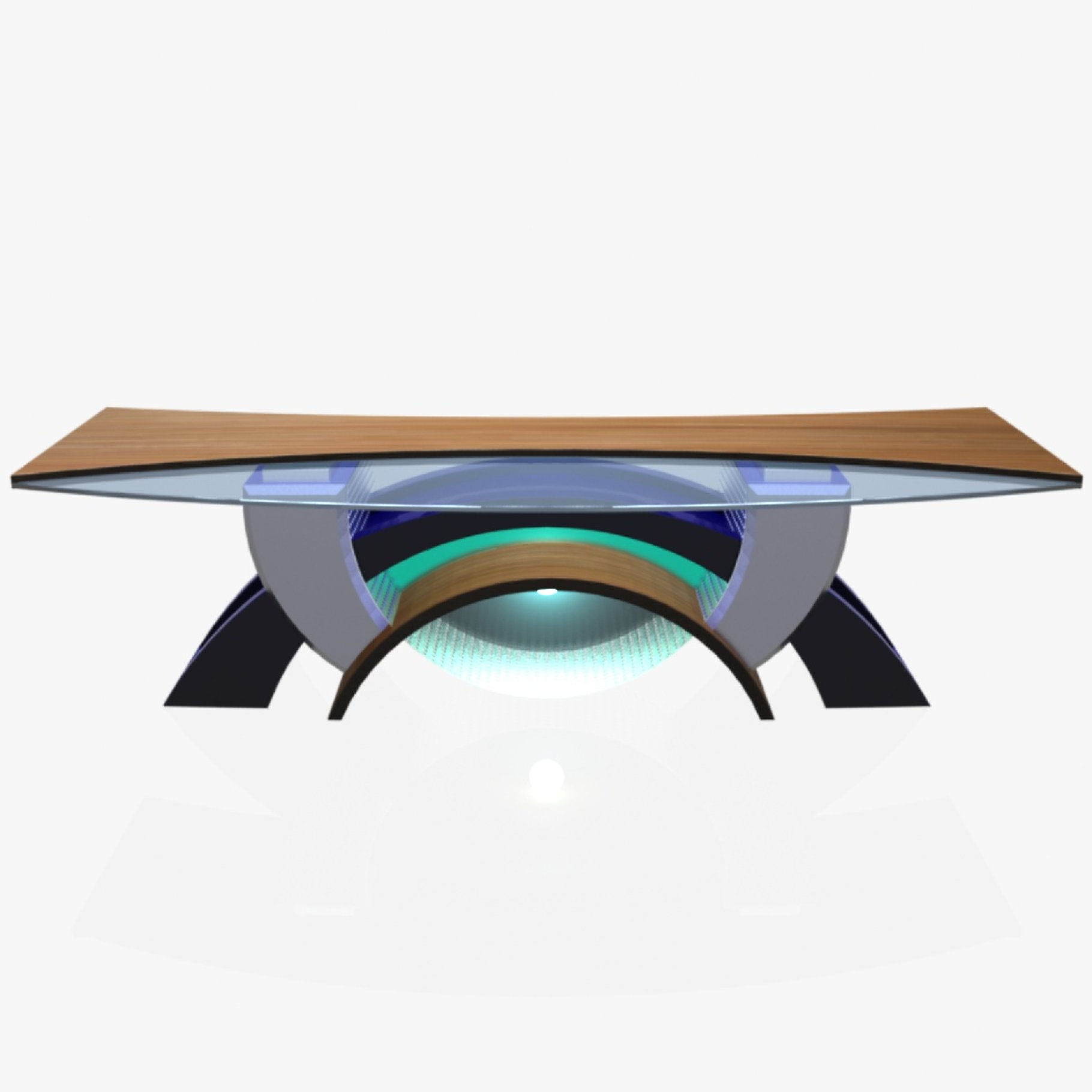 Wonderful tables with glass.