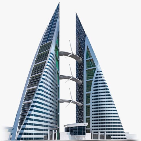 Bahrain world trade center, main picture.