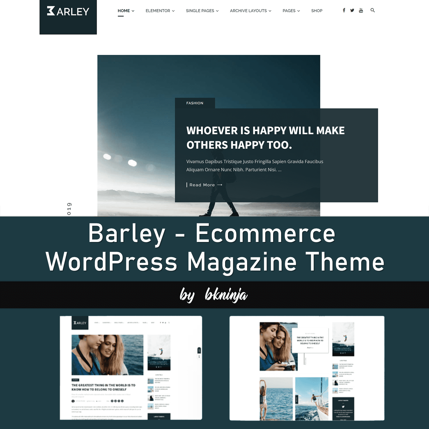 Barley ecommerce wordpress magazine theme, main picture 1500x1500.