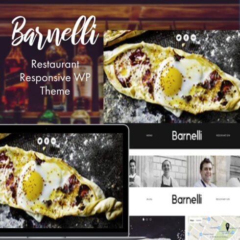 Barnelli restaurant responsive wordpress theme, main picture 1500x1500.