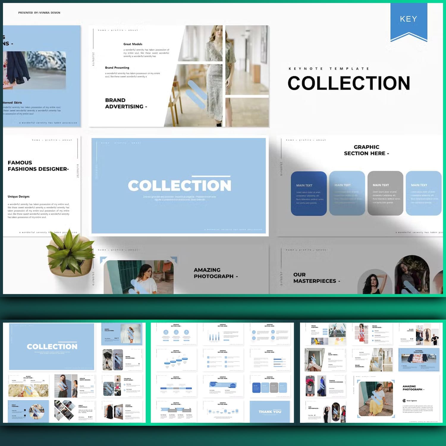 Collection keynote template, main image 1500x1500.