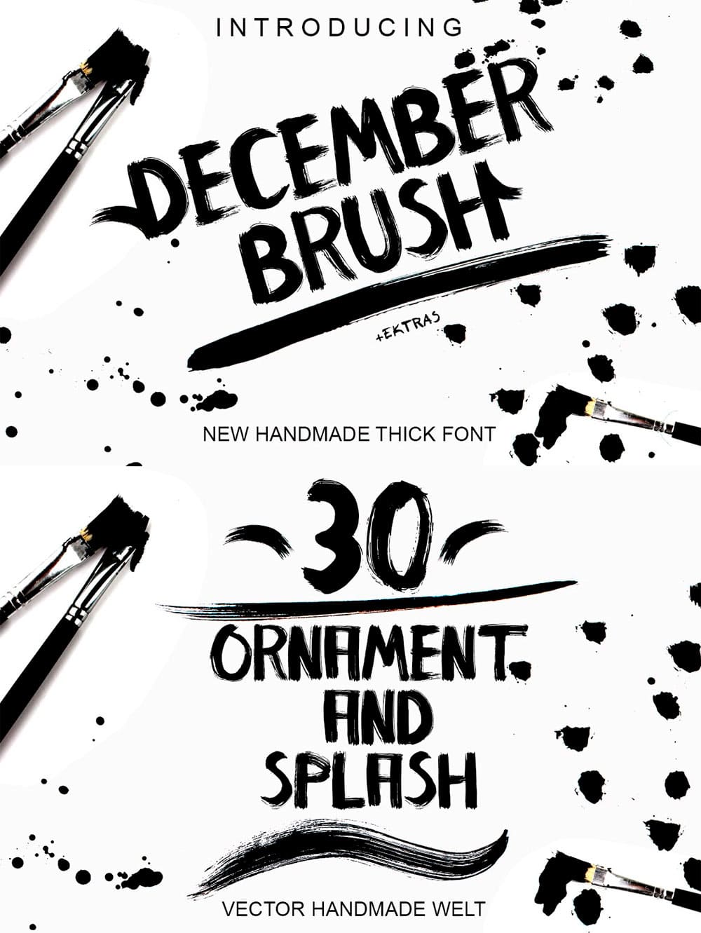 December brush and extras, picture for pinterest.