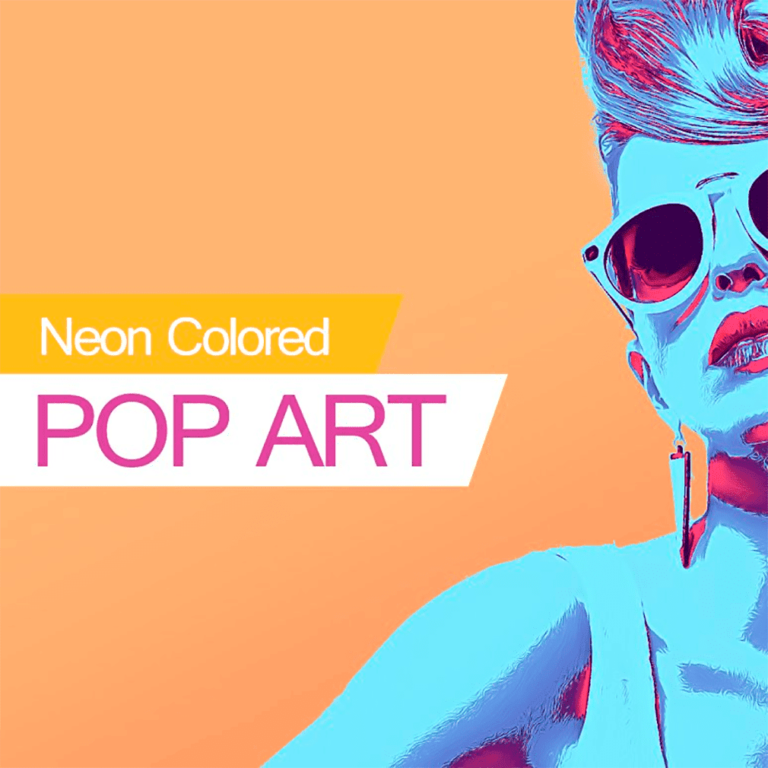 Neon Colored Pop Art – Masterbundles