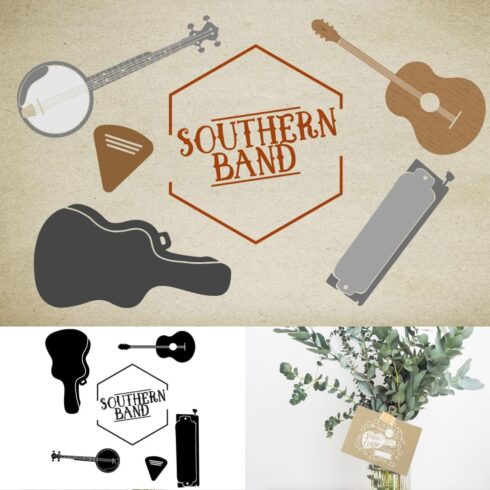 Southern band musical instruments, main image 1100x1100.