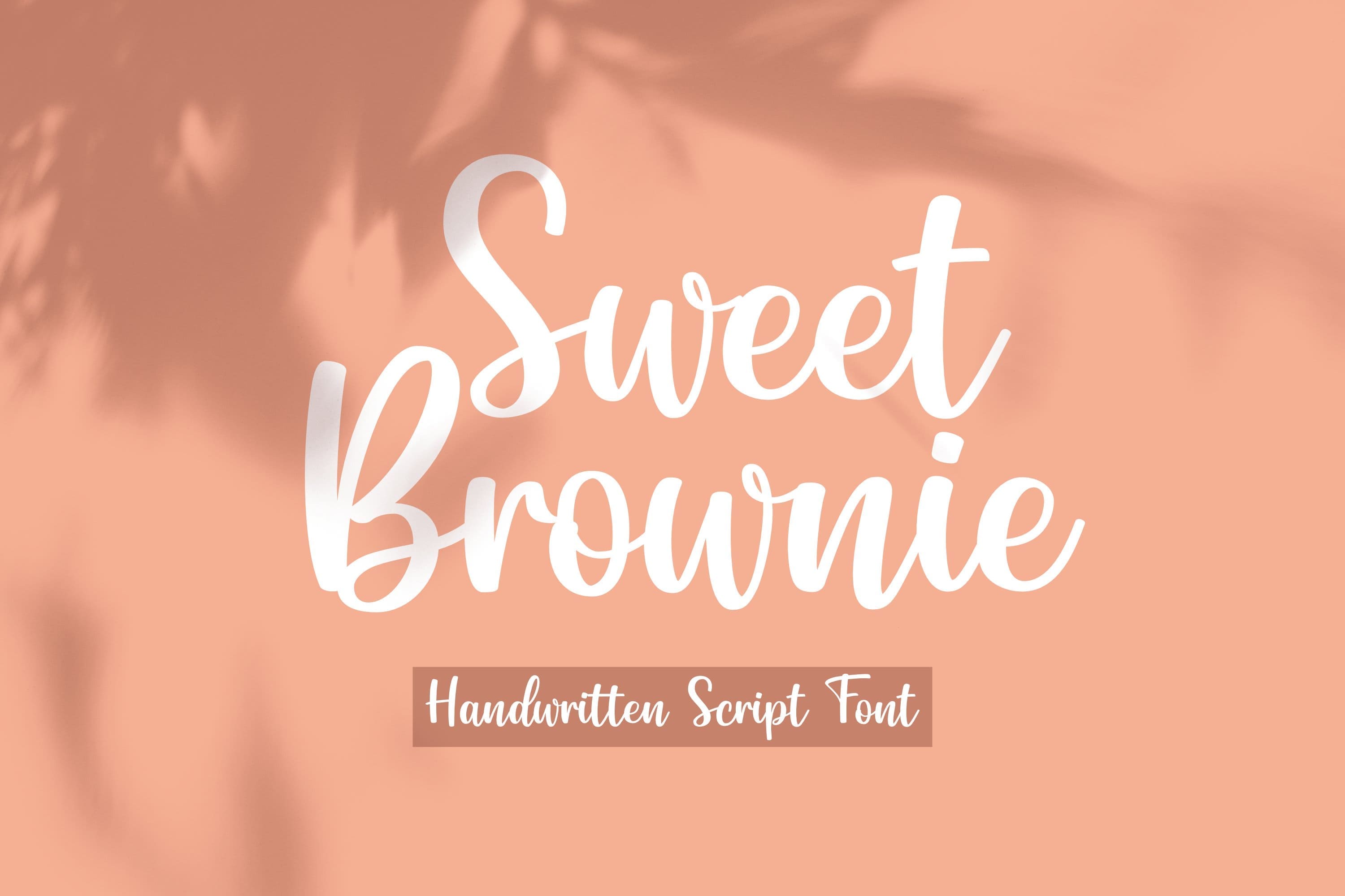 Sweet Brownie - handwritten Script Font, main picture.
