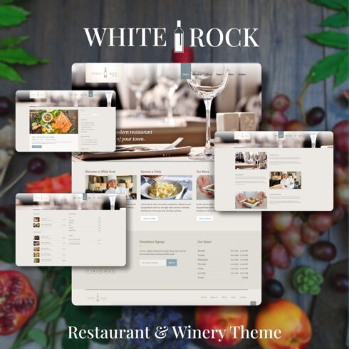 White rock restaurant winery theme, main picture 1500x1500.