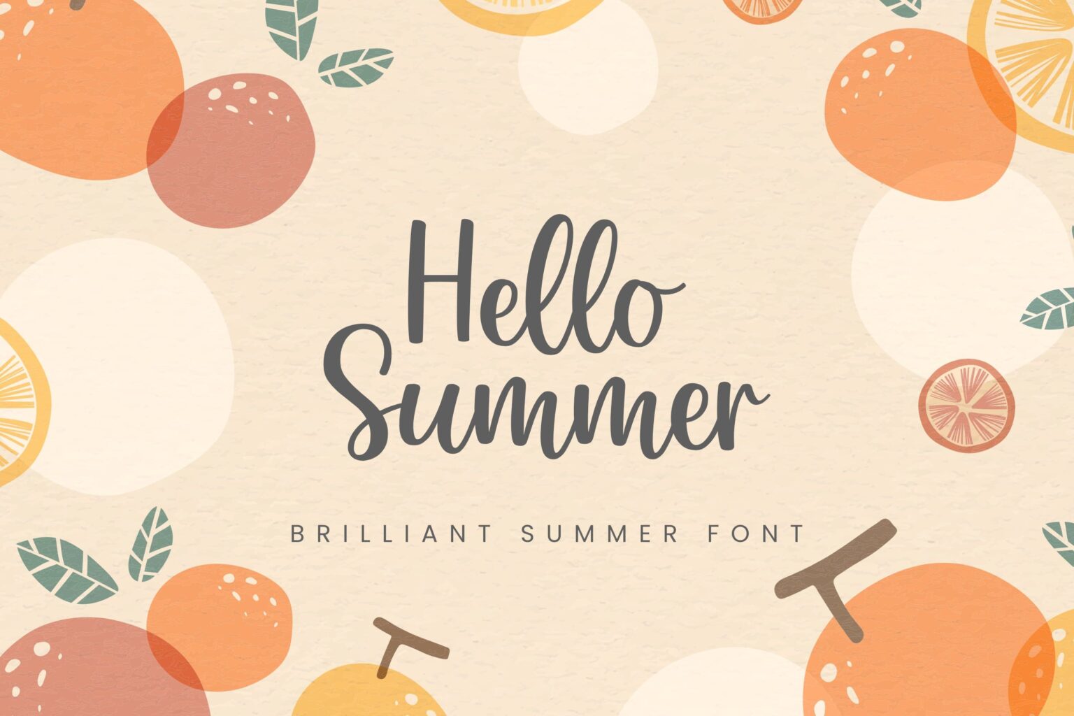 Brilliant Summer Font – MasterBundles