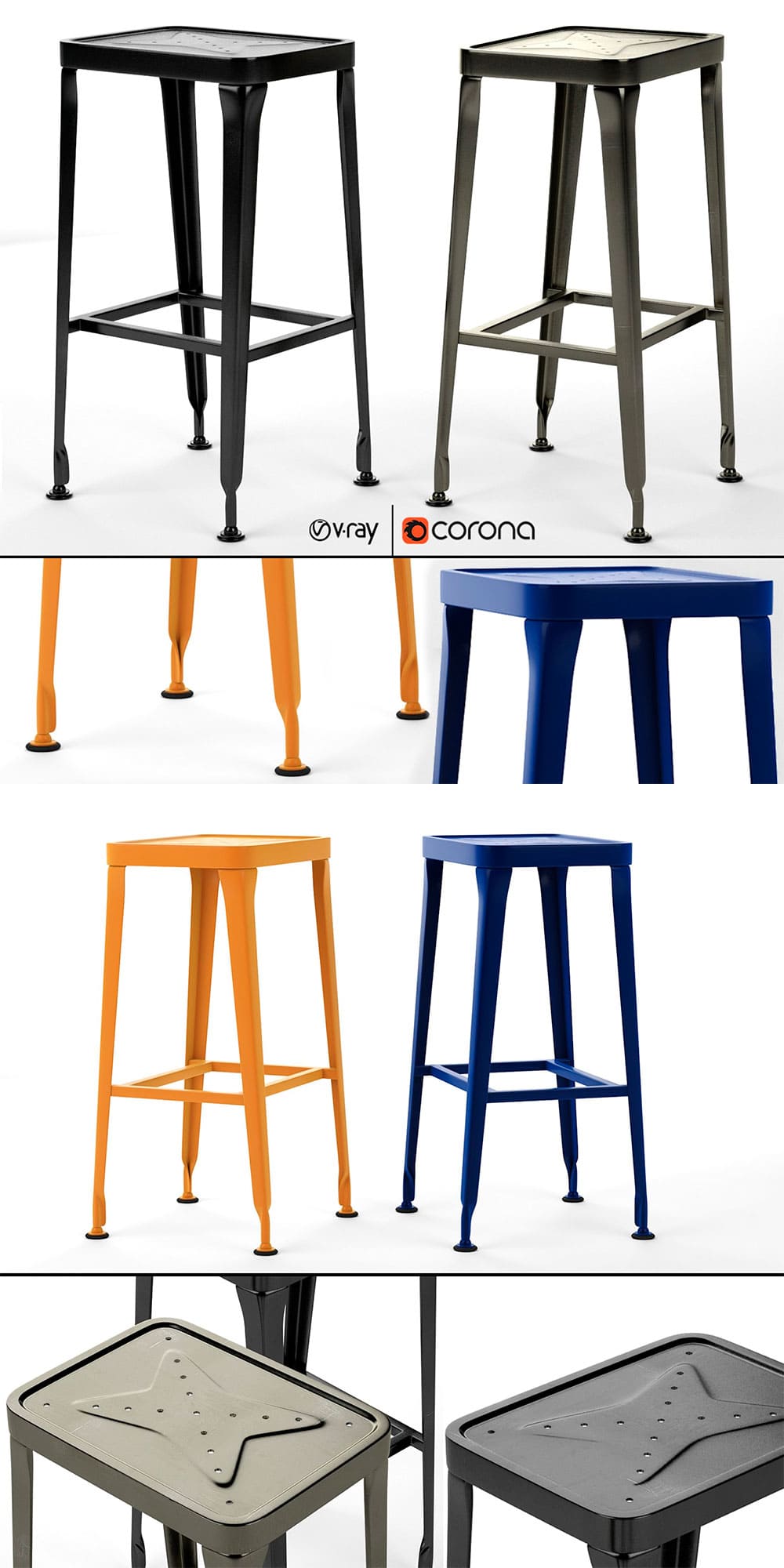Carbon bar stool industry west, picture for pinterest.