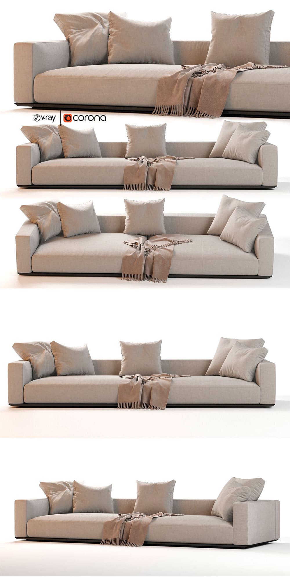 Flexform grandemare sectional sofa, picture for pinterest.