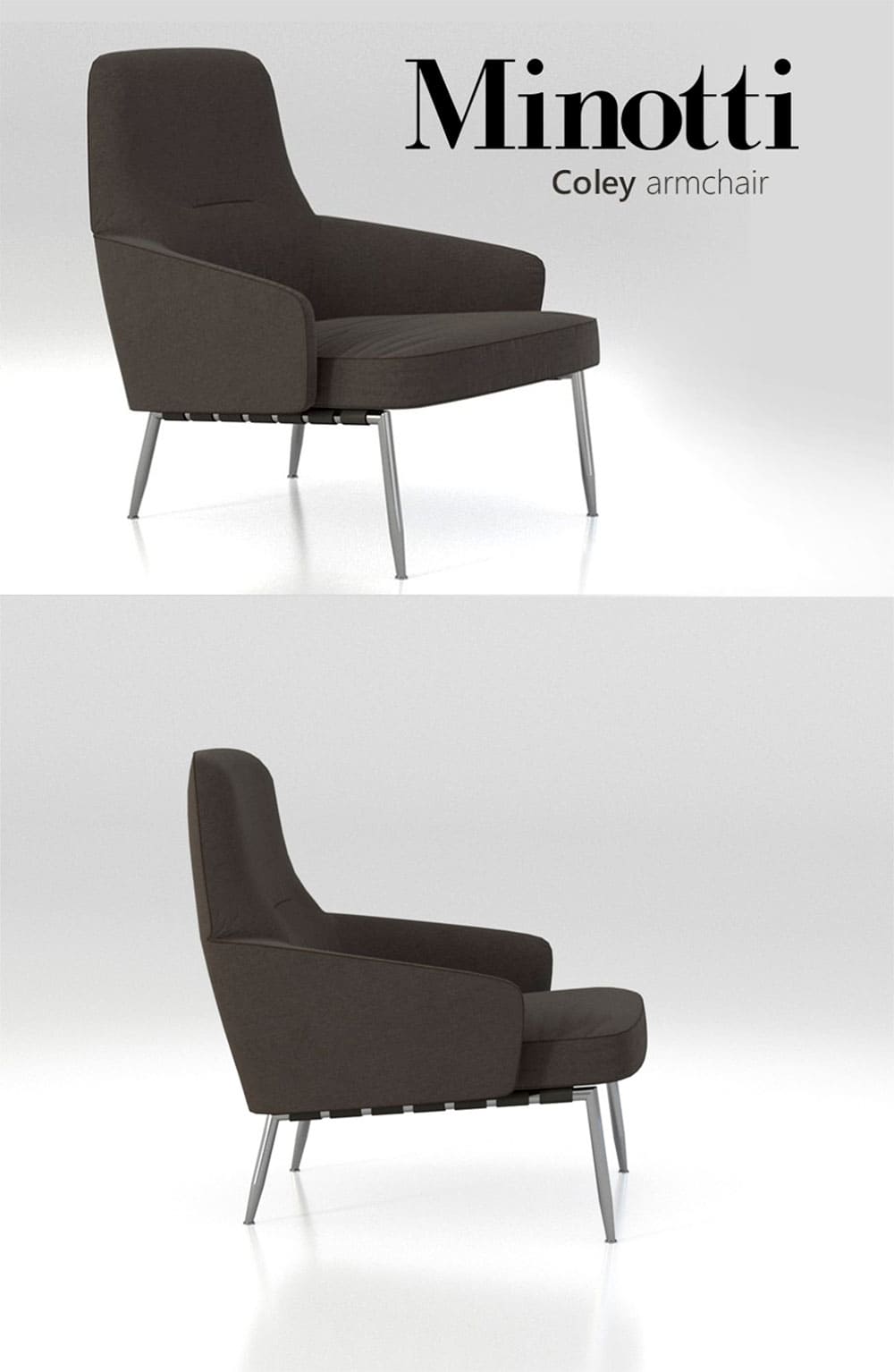 Minotti coley armchair, picture for pinterest.