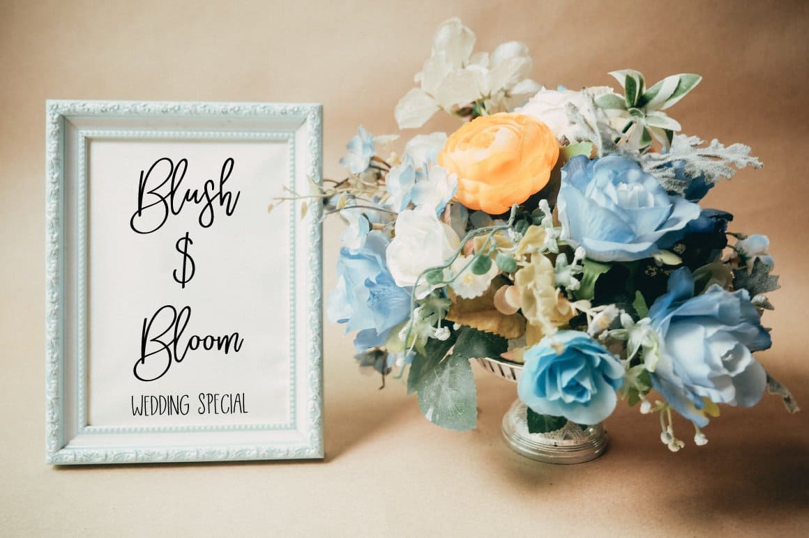 Blush $ Bloom, Wedding Special.