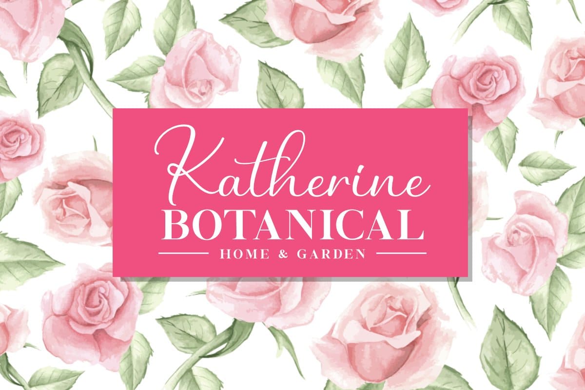 Pink logo - Katherine Botanical, Home & Garden.