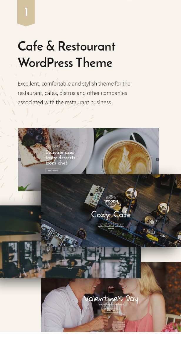 Cafe & Restaurant Wordpress Theme, Excellent, comfortable and stylish theme for the restaurant.
