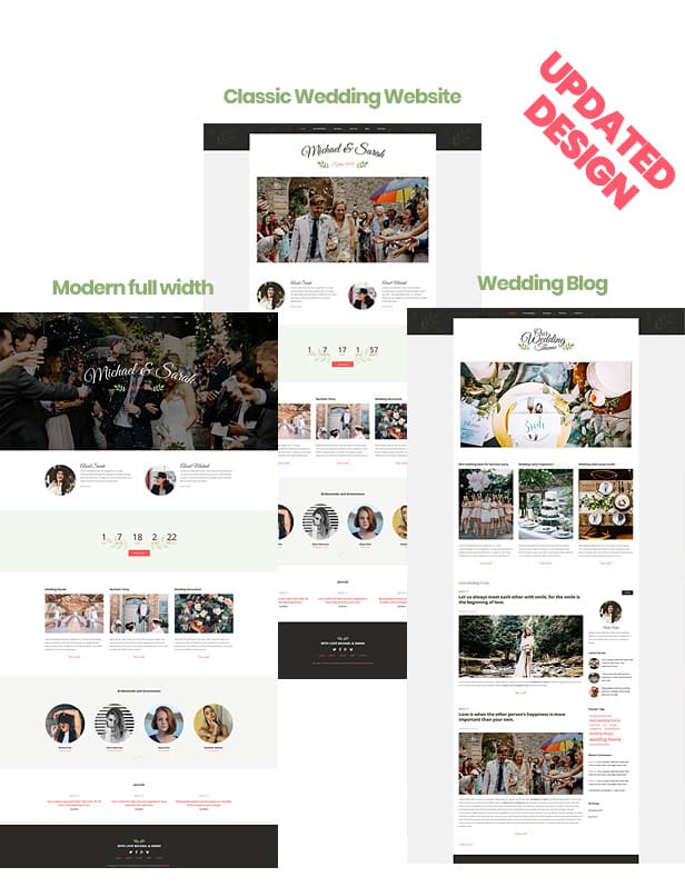 Marriage responsive wedding wordpress theme, Classic Wedding Website.
