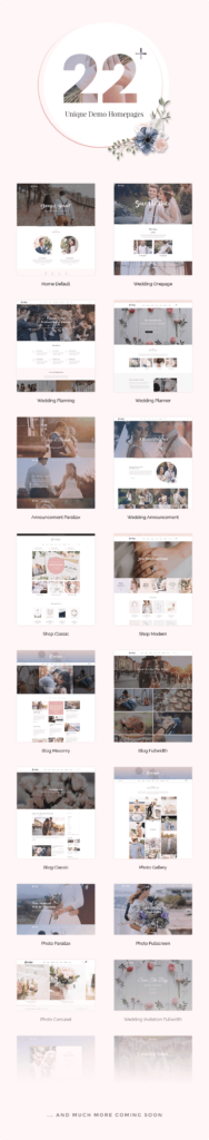 OneLove - The Elegant & Clean Multipurpose Wedding WordPress Theme ...