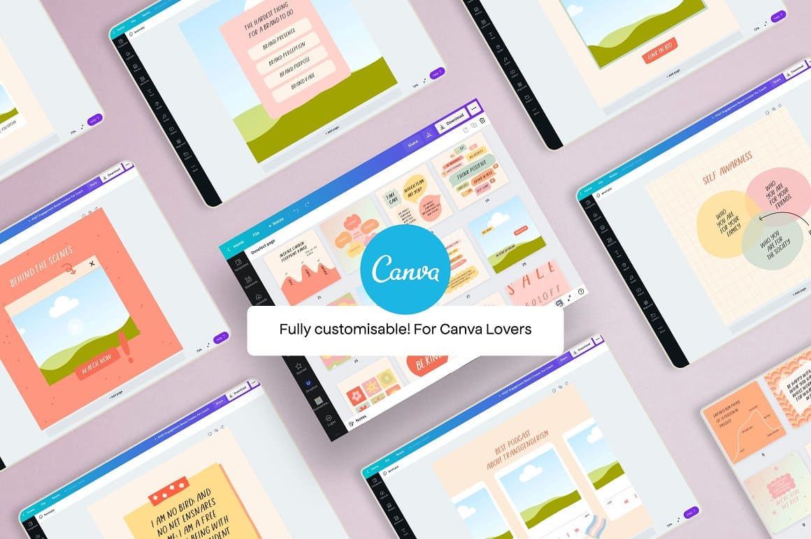 Fully customizable! For Canva Lovers.