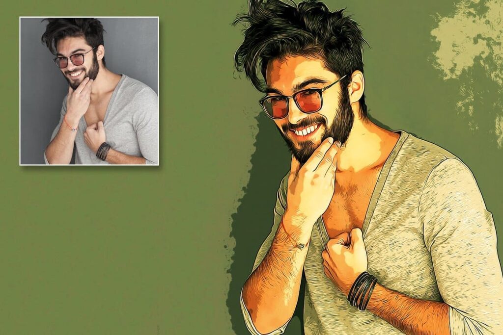 Vector Cartoon Maker Action – MasterBundles