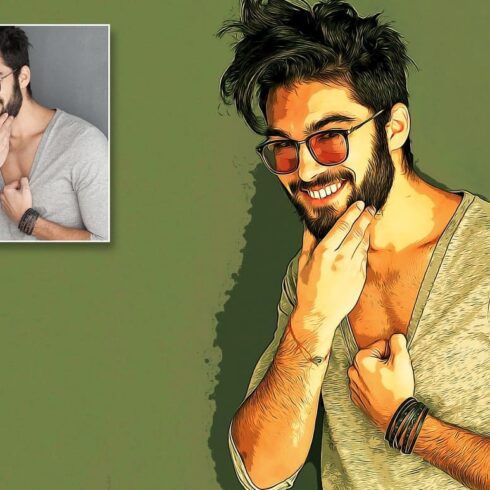 Vector Cartoon Maker Action – MasterBundles