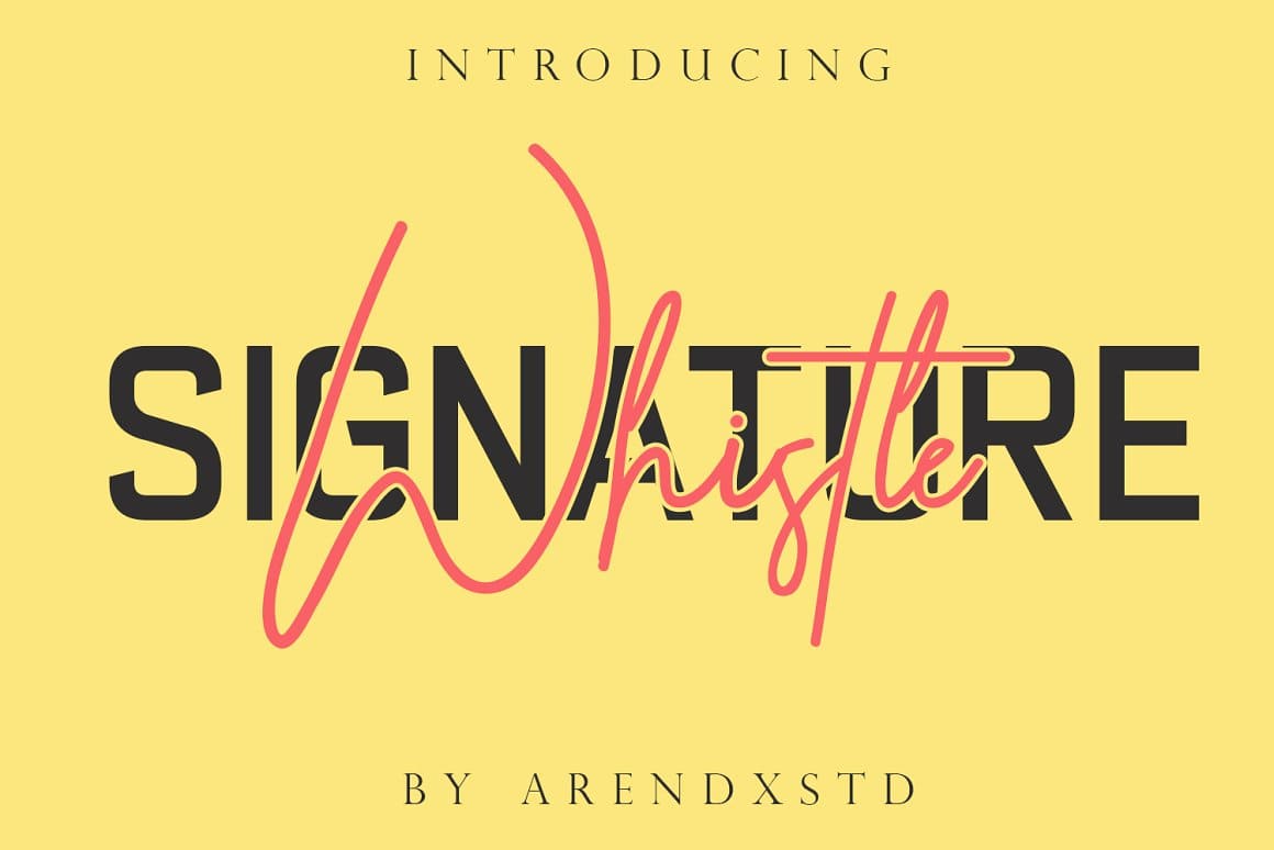 Introducing Whistle signature by Arendxstd.