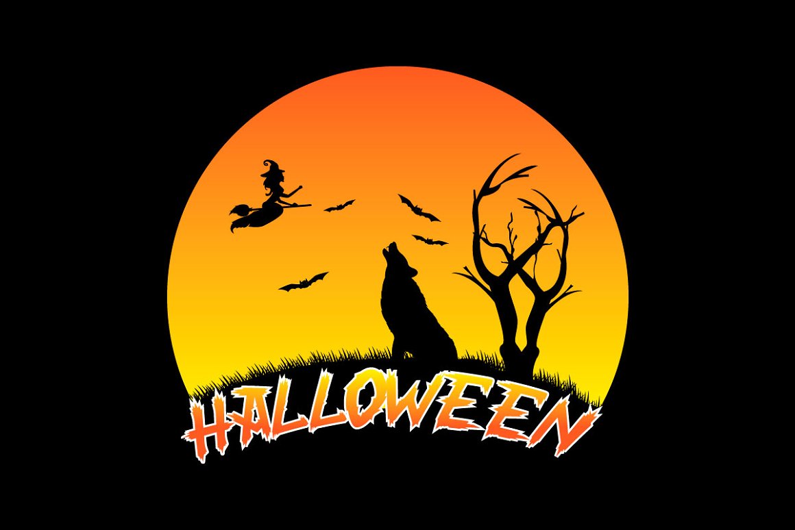 Halloween logo.