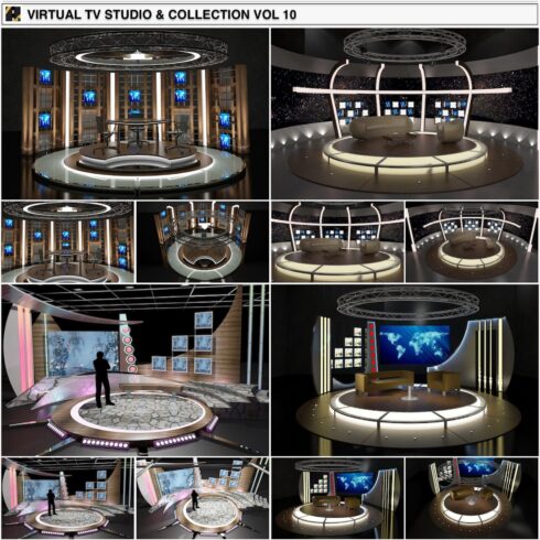 Virtual tv chat sets collection 10, main picture.