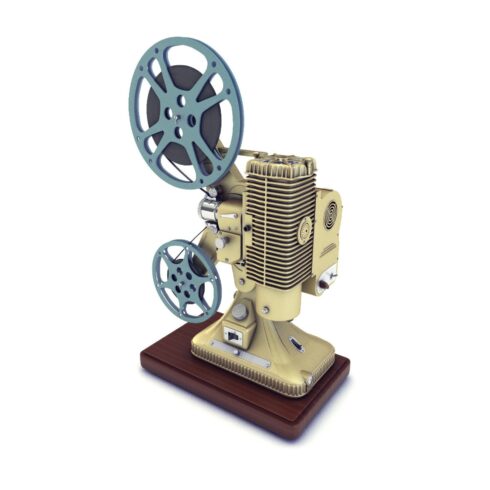 Old 8mm Projector Vray, main picture.
