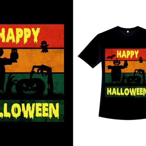 Happy Halloween Vintage T-shirt.