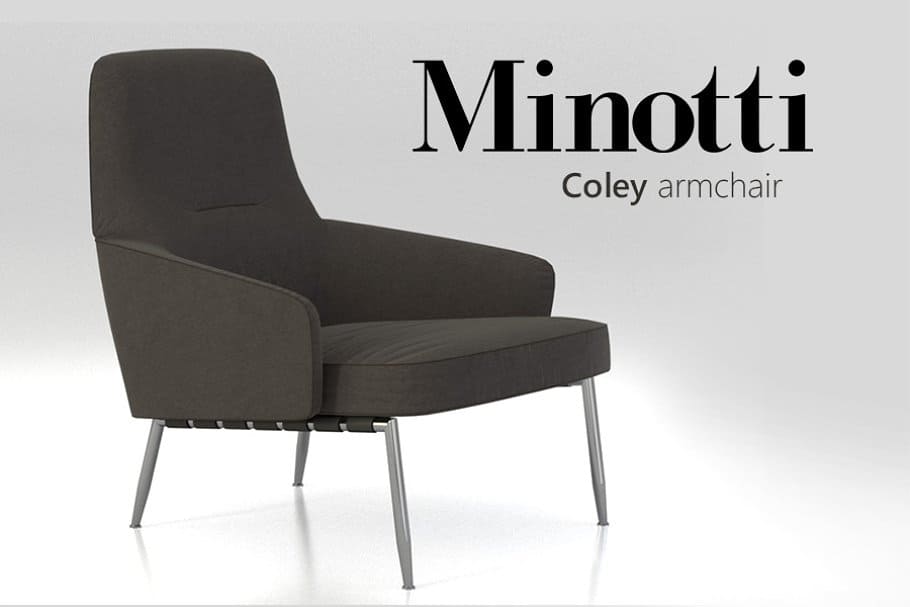 Minotti coley armchair, main picture.