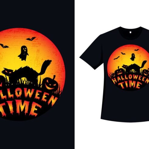 Halloween Retro Shirt Spooky Design.