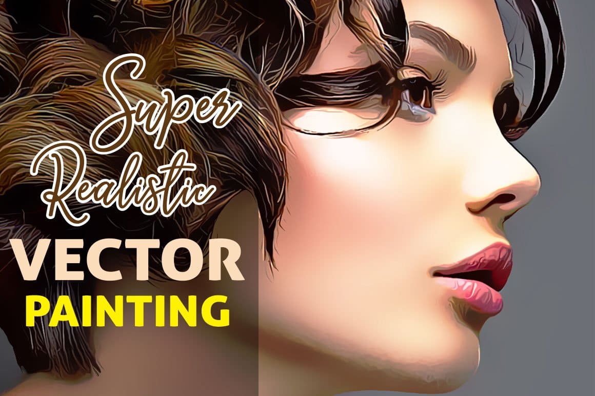 Super realistic vector painting.