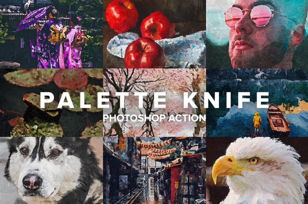 Palette Knife Action MasterBundles