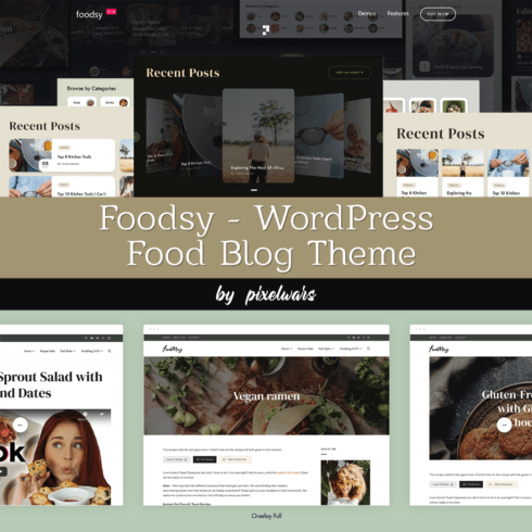 Foodsy – WordPress food blog theme.