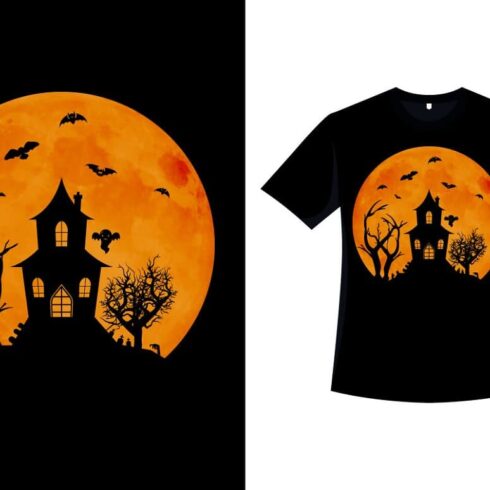 Halloween Stylish Retro T-shirt.