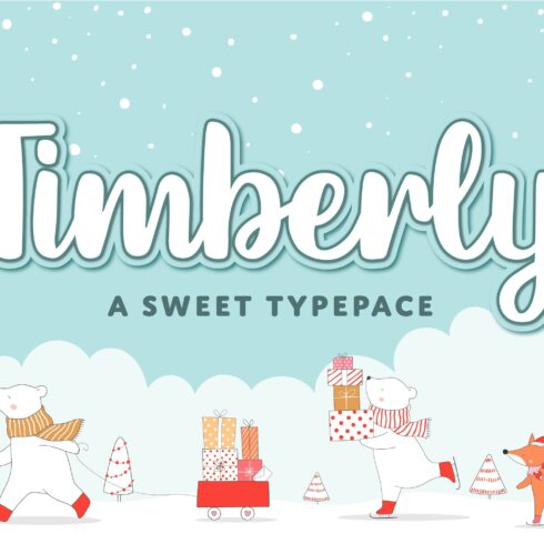 Timeberly a sweet typespace with bonus AI editable text effect.