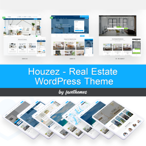 Preview houzez real estate wordpress theme.