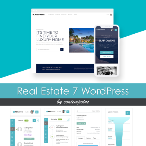 Preview real estate 7 wordpress.
