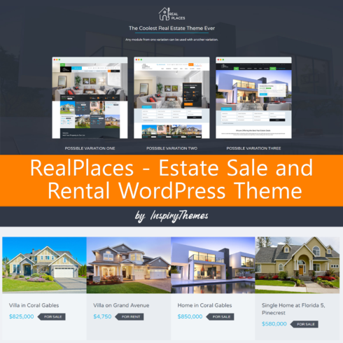 Images with realplaces estate sale and rental wordpress theme.