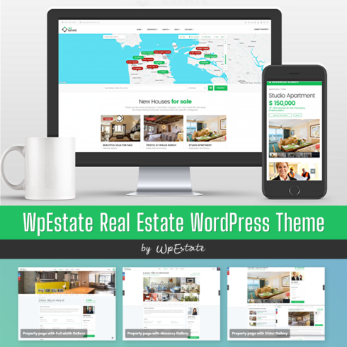 Preview wpestate real estate wordpress theme.