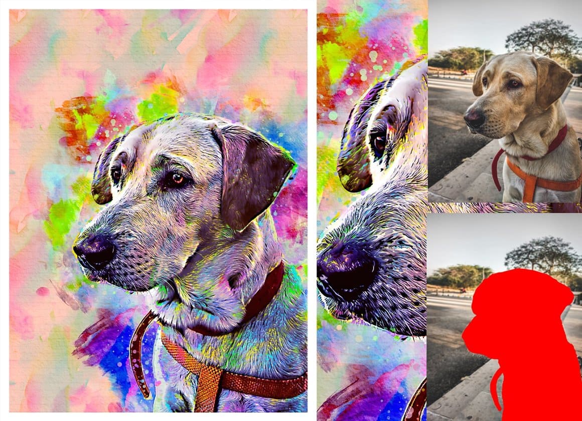 Photo processed with Pet Watercolor Art Plugin.